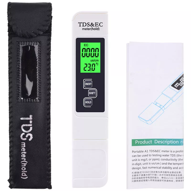 Detector de calidad del agua multifuncional 3 en 1 Probador de bolígrafo TDS portátil Medidor EC Herramienta de medición precisa de la calidad del barato