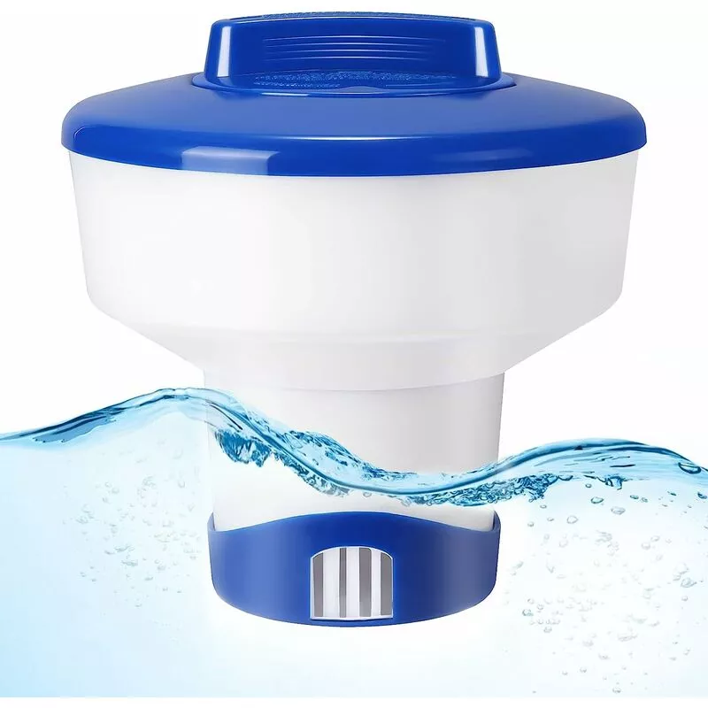 Dispensador de piscina flotante de 7 pulgadas