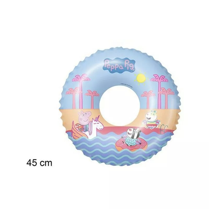Donut Donut Peppa Pig Natumning Sea Sea Piscina para niños Chaqueta salvavidas 45 cm barato