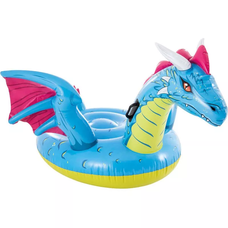 Dragón inflable Ride-on 201x191 cm - Multicolor - Intex barato