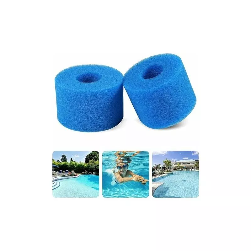 Drive - boutf 2 Pack Tipo a Filtro Esponja Cartucho de filtro de piscina Filtro de esponja Filtro de piscina Espuma reutilizable y lavable para barato