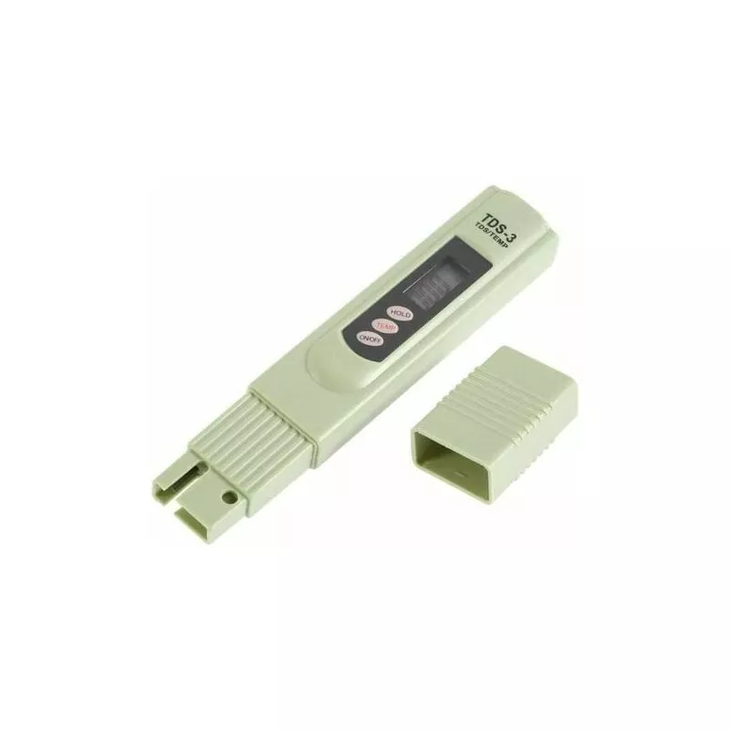 Drive - jfqxr TDS-3 Medidor de calidad de agua potable Probador digital Temperatura ppm Medidor de prueba Pluma Analizador para medir agua potable