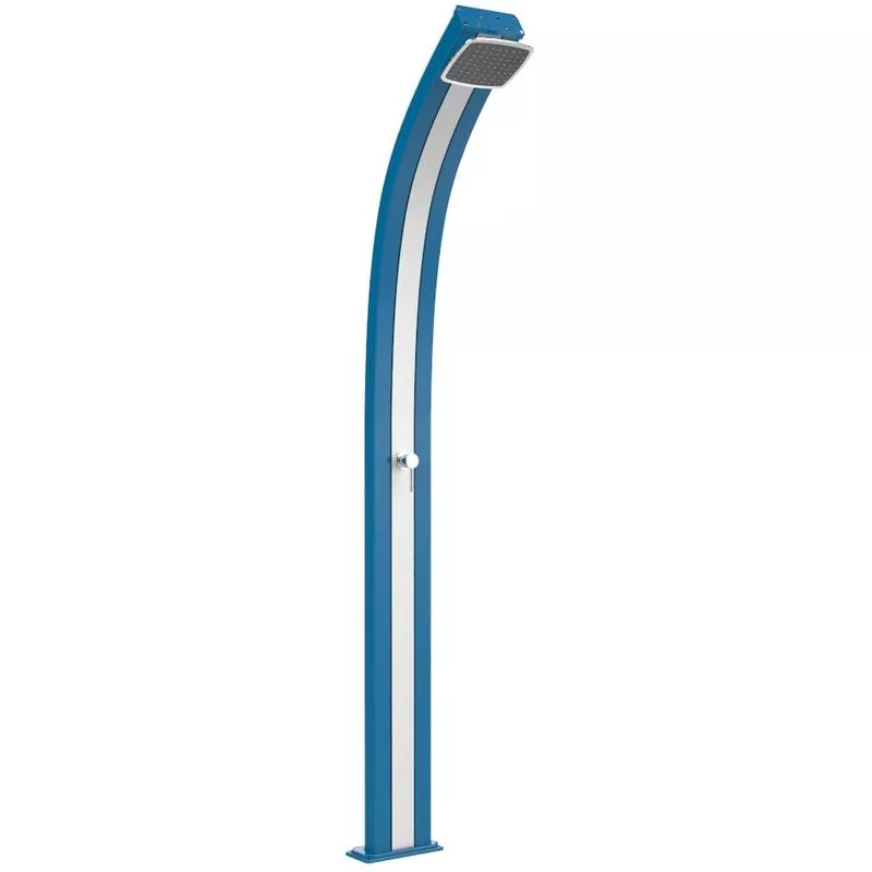 Ducha Blue Spring Garden y Banda Inoxida cm 26x12x224 ARKEMA DESIGN - prodotto made in Italy CV-A100/5012-I barato