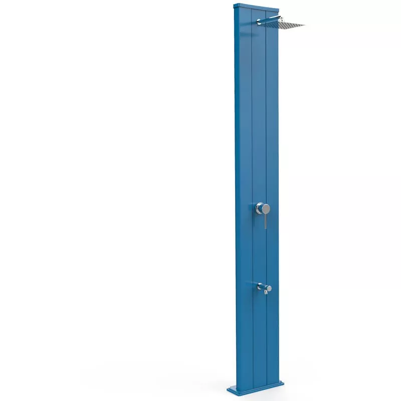 Ducha Dada S con lava pies Azul cm 34x14x226 ARKEMA DESIGN - prodotto made in Italy CV-D420/5012 barato