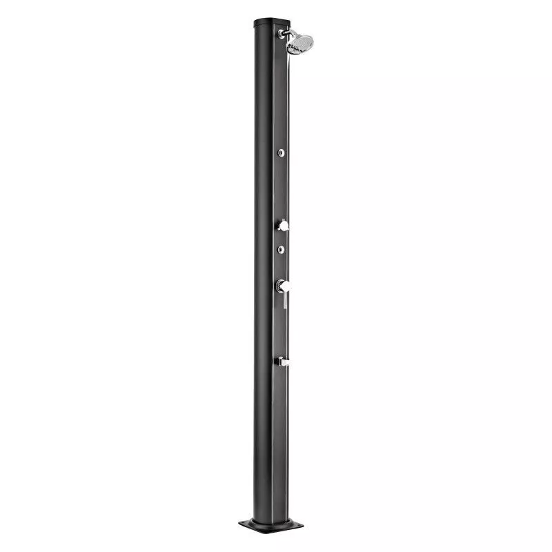 Ducha Solar Cuadrada 32 L Pulverizadores Aluminio Negro Gre Ar1130 En Oferta Ducha Solar Cuadrada 32 L Pulverizadores Aluminio Negro Gre Ar1130 Barato
