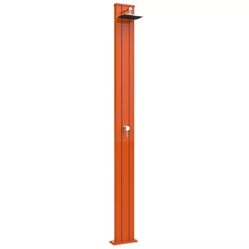 Ducha clásica Recta Spring S Naranja cm 26x12x228 ARKEMA DESIGN - prodotto made in Italy CV-A205/2009 barato