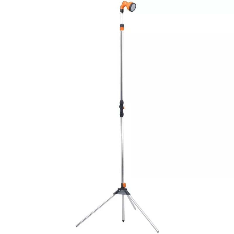 Ducha de jardín con trípode aluminio 221 cm barato