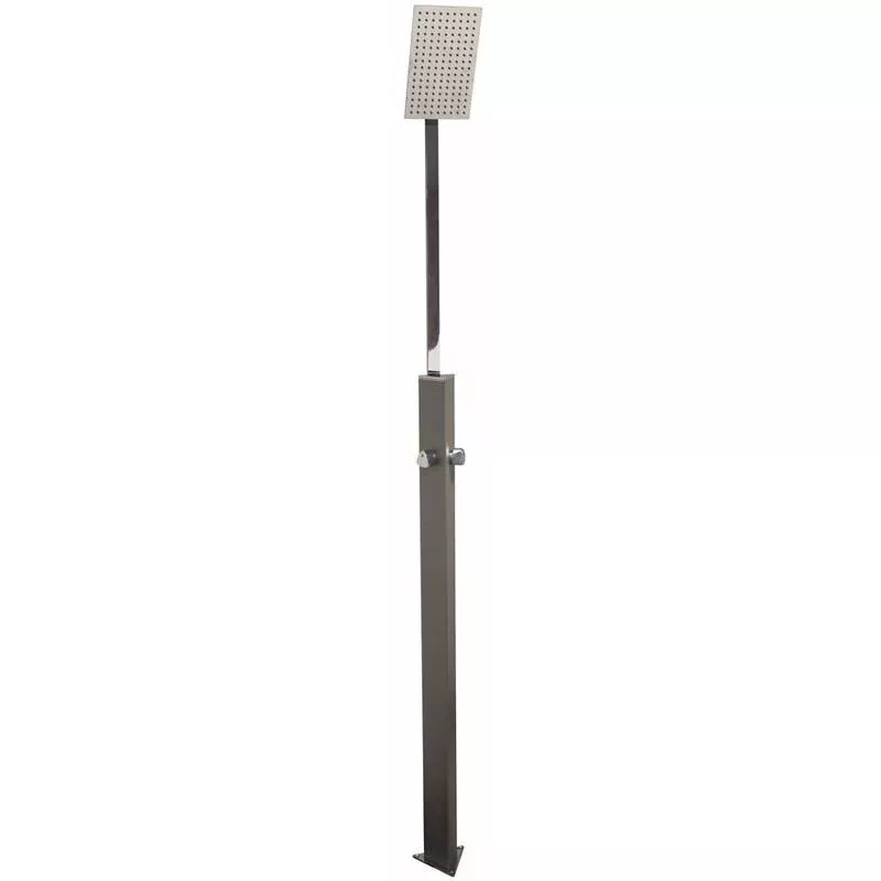 Ducha de jardín showerpoint Gris tórtola - 220 cm - Aluminio - Monomando frío/calor Colortap barato