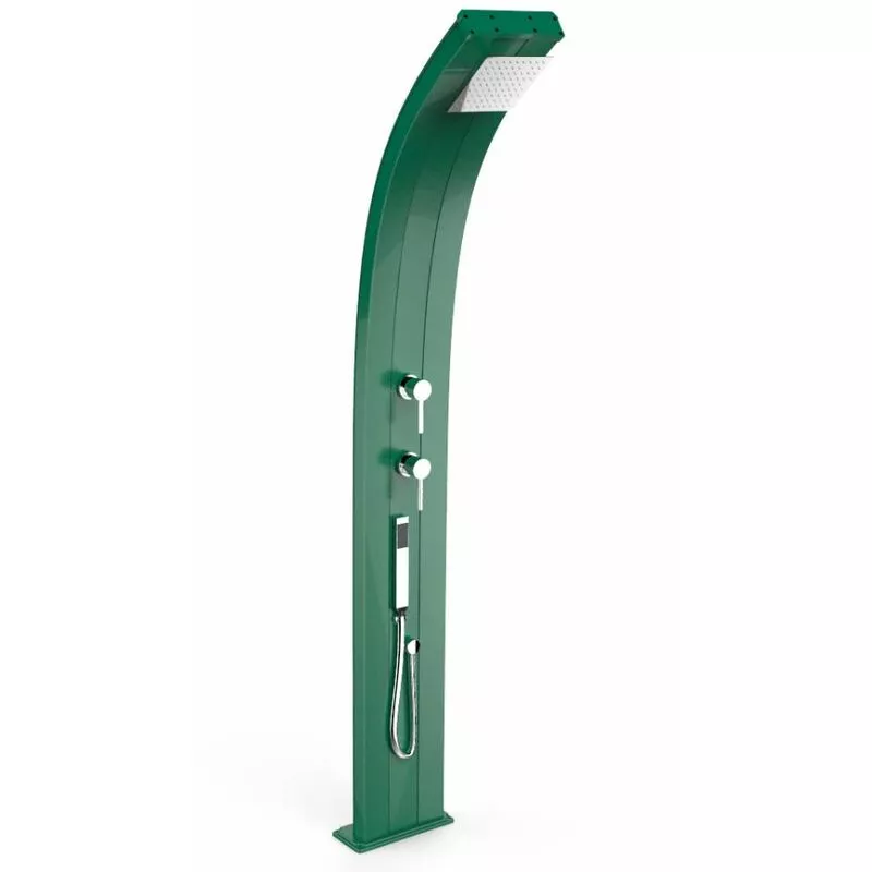 Ducha de piscina Dada con ducha verde cm 34x14x226 ARKEMA DESIGN - prodotto made in Italy CV-D340/6016 barato