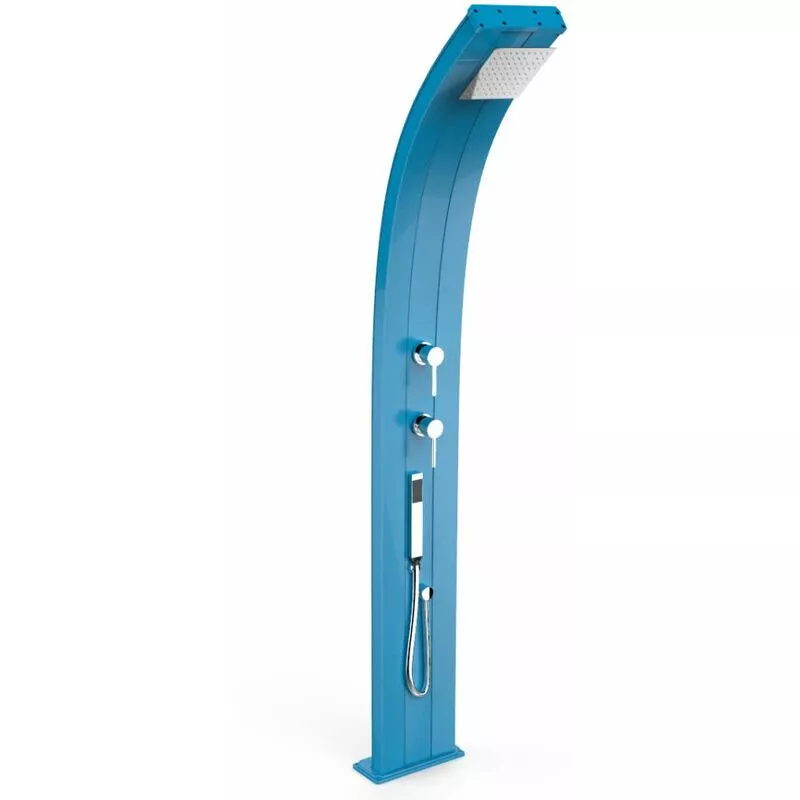 Ducha exterior con teleducha Dada Blue cm 34x14x226 ARKEMA DESIGN - prodotto made in Italy CV-D340/5012 barato