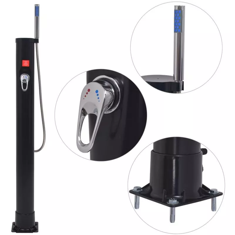 Ducha solar 8 L PVC acero barato