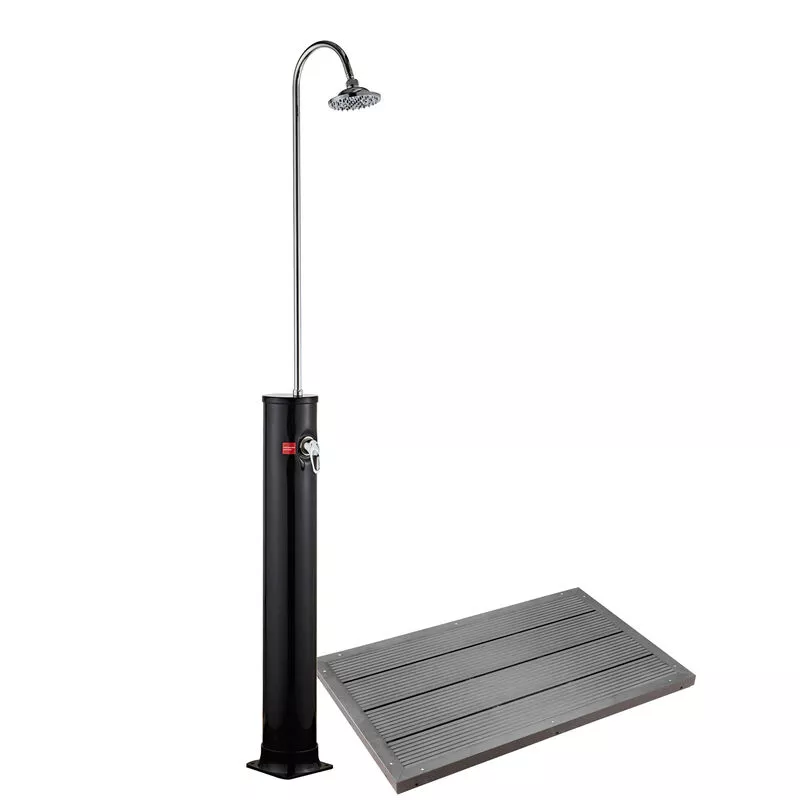 Ducha Solar Con Cabezal De Ducha Efecto Lluvia 18L Con Elemento De Suelo 212 Cm Ducha Exterior En Oferta Ducha Solar Con Cabezal De Ducha Efecto Lluvia 18L Con Elemento De Suelo 212 Cm Ducha Exterior Barato