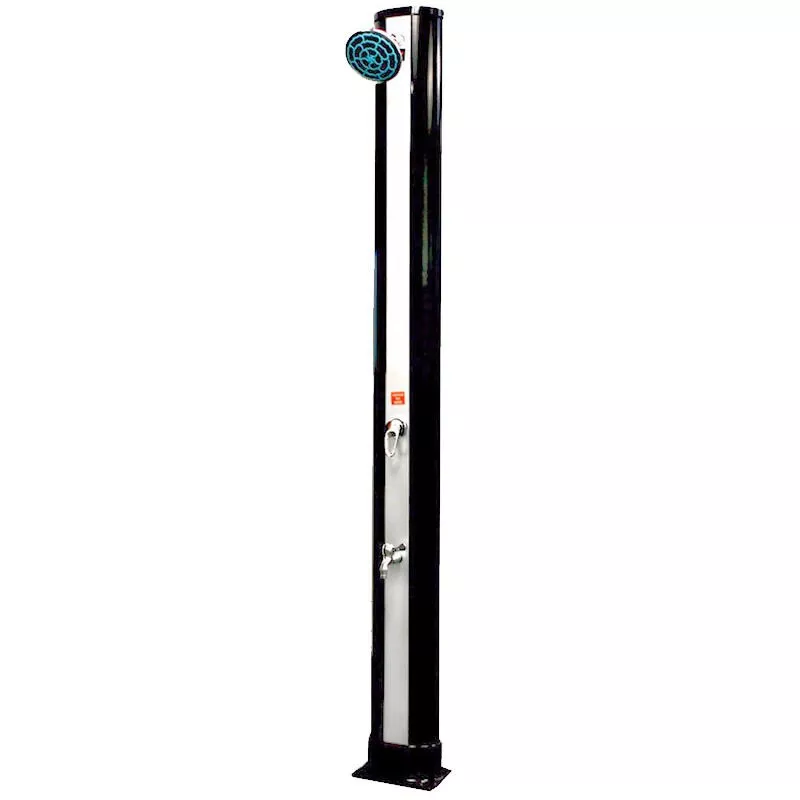 Ducha solar de 35 litros con grifo Lavapiés para piscina barato