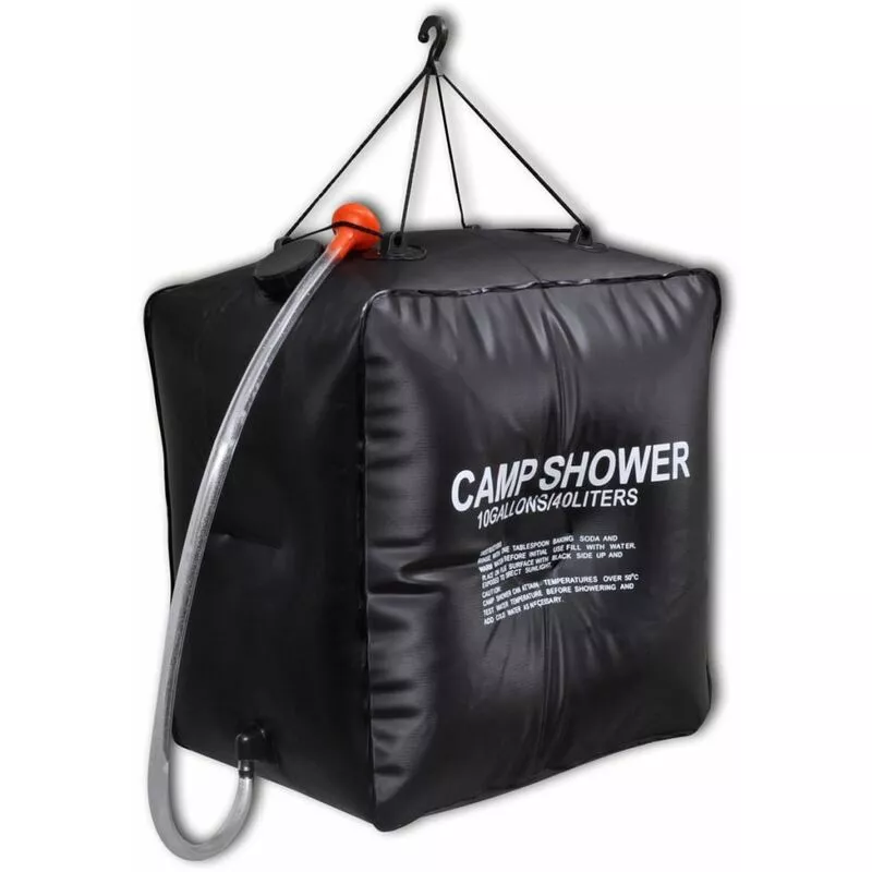 Ducha solar de 40 Litros - Negro - Youthup barato
