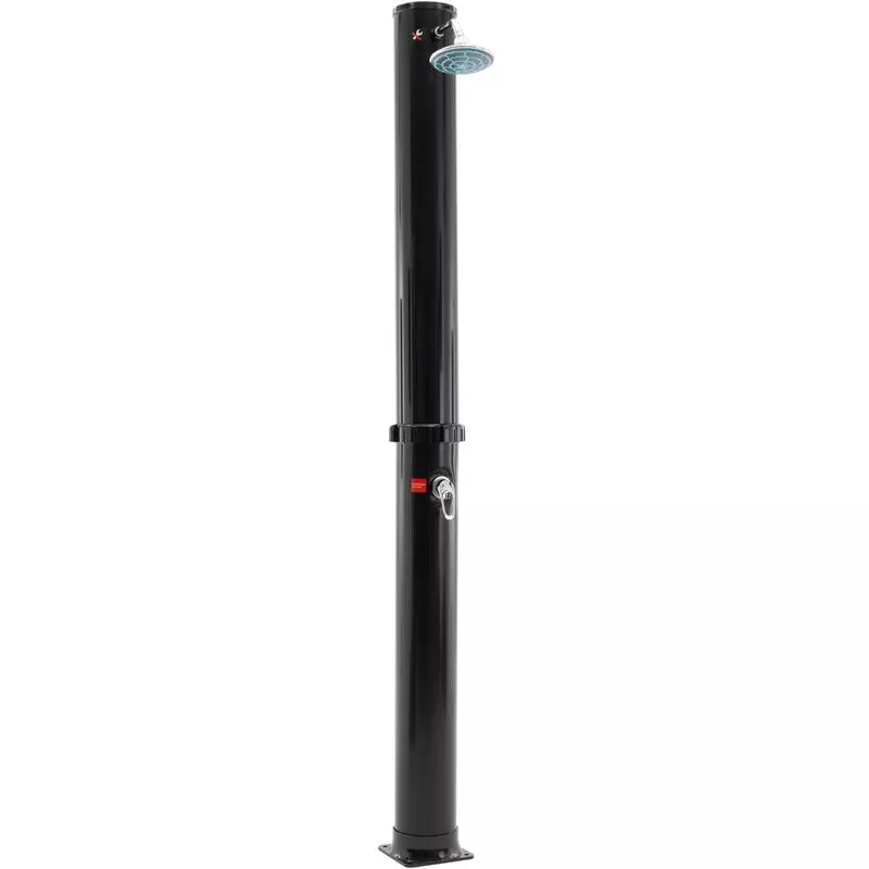 Ducha Solar De Jardín 35L Negro Redondo Cabezal Lluvia Ajustable Piscina Camping En Oferta Ducha Solar De Jardín 35L Negro Redondo Cabezal Lluvia Ajustable Piscina Camping Barato