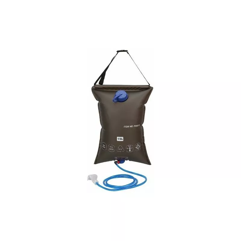 Ducha solar portátil y plegable de 15L para exteriores