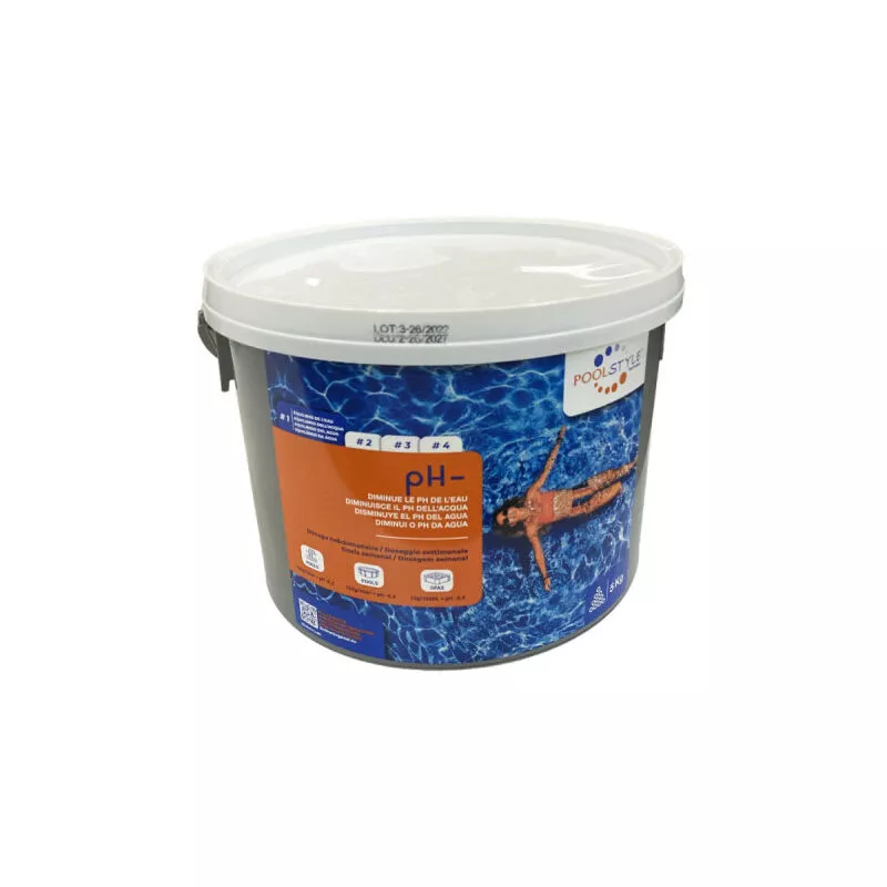 E-b - poolstyle Reductor de pH - 5 kg - PSL-050-0007 barato