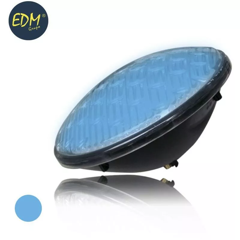 EDM - Bombilla para piscina led PAR56 15w 1300lm luz azul ip68 ø17