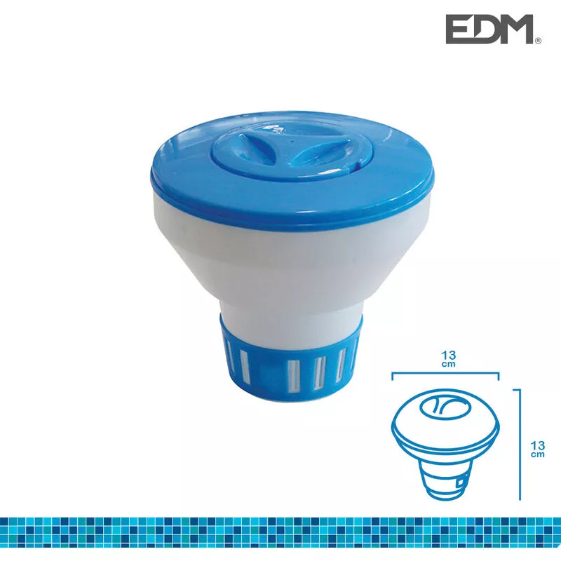 EDM - E3/81010 Dispensador De Quimicos Flotante (Granulado o Pastillas) Pequeño Ø13X13Cm barato