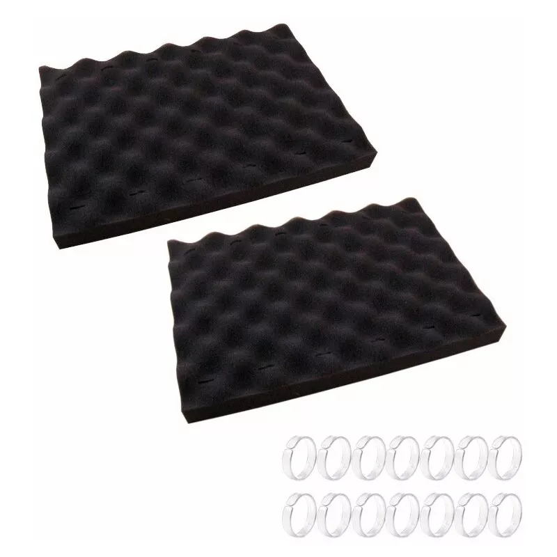 Esponjas espuma negras con clips de fijación para Limpiafondos Zodiac barato