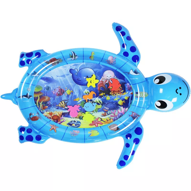 Estera inflable del juego del bebé del patrón de la tortuga Estera del tiempo del vientre grande Estera multicolor antifugas de agua de mar barato