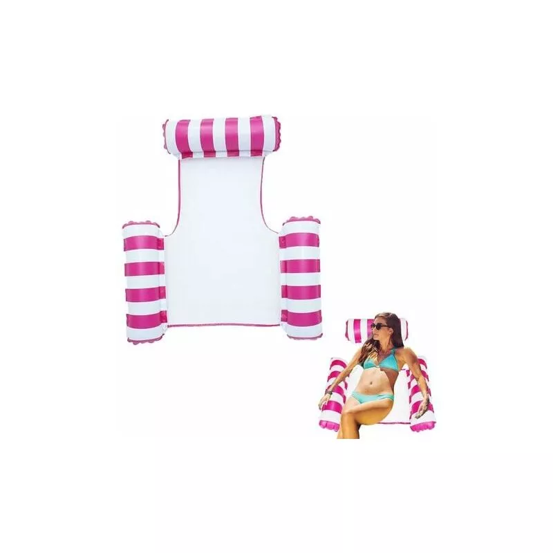 Fbrsyt Cama flotante inflable Hamaca de agua Piscina inflable Flotador Hamaca Hamaca de agua Hamaca flotante plegable multiusos Hamaca de agua barato