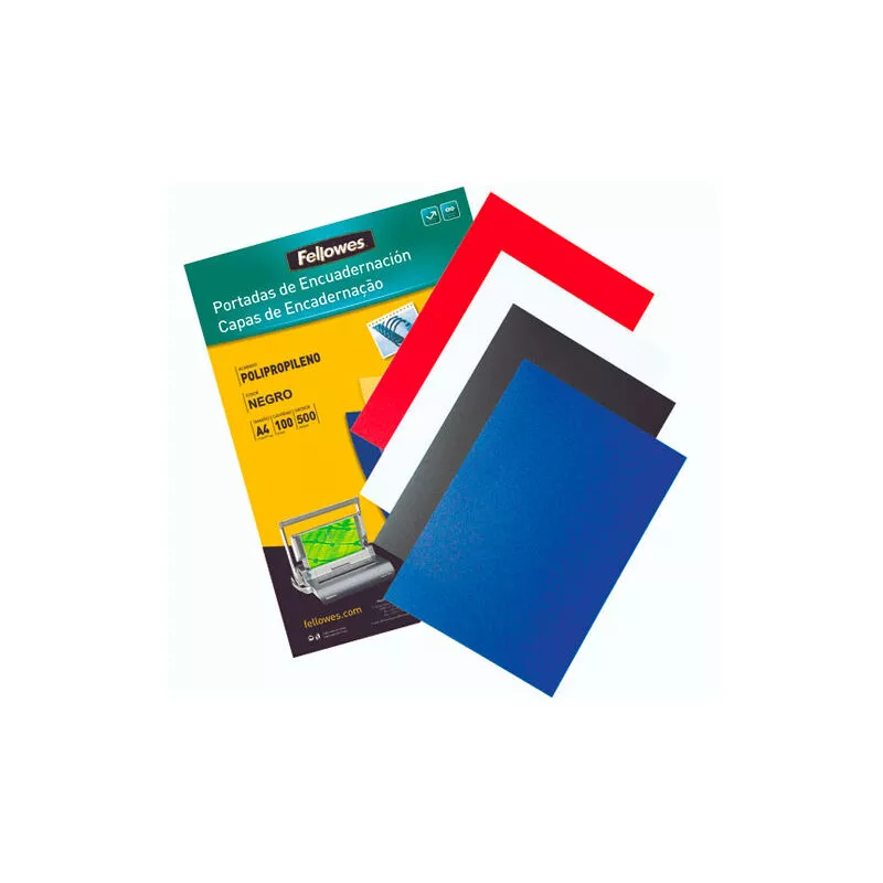 Fellowes pack de 50 portadas de polipropileno a3 - 500 micras - alta calidad - transparente barato