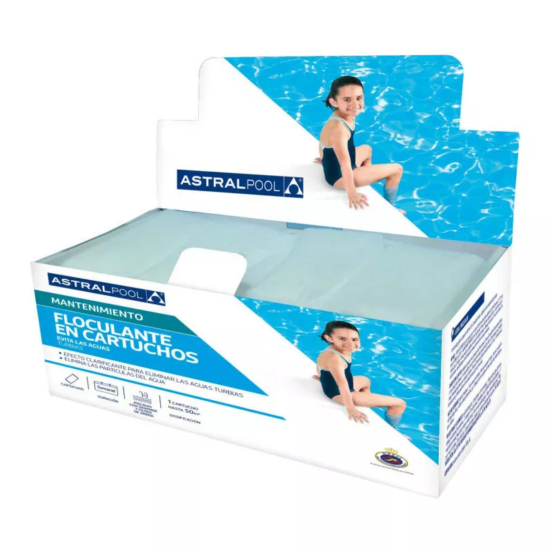 Floculante sólido en cartuchos 1 kg barato