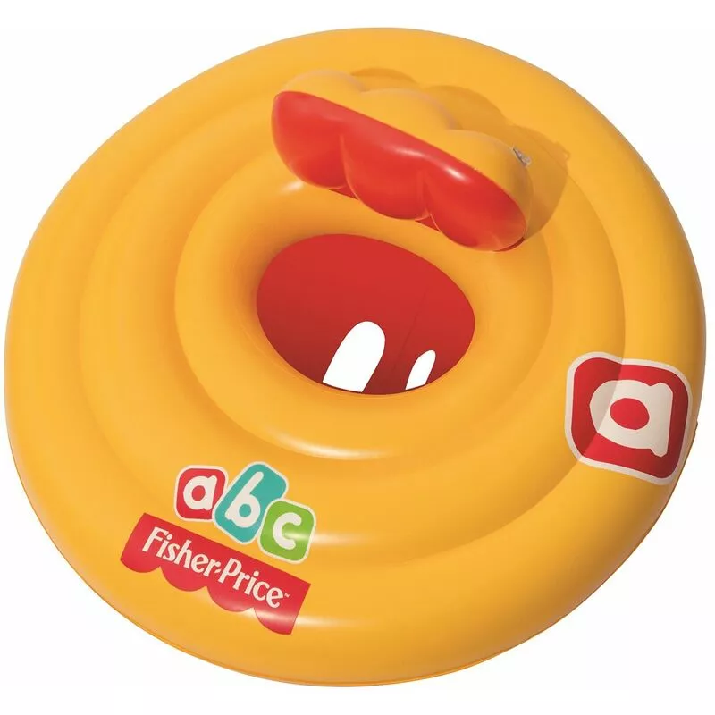 Flotador Hinchable Infantil Fisher Price con asiento triple aro - Bestway barato
