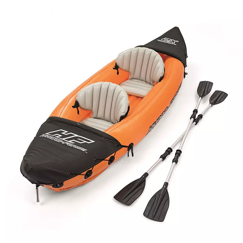 Flotador Kayak Semirigido 330 x 94 cm. 2 personas Max. 160 Kg. Con Remos barato