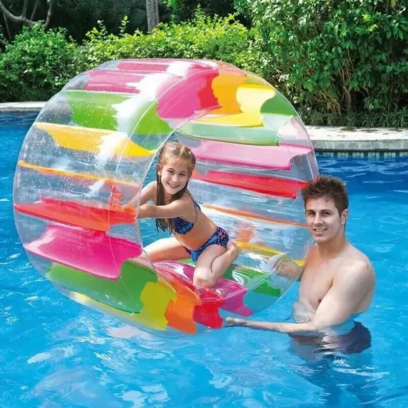 Flotador de rodillo inflable