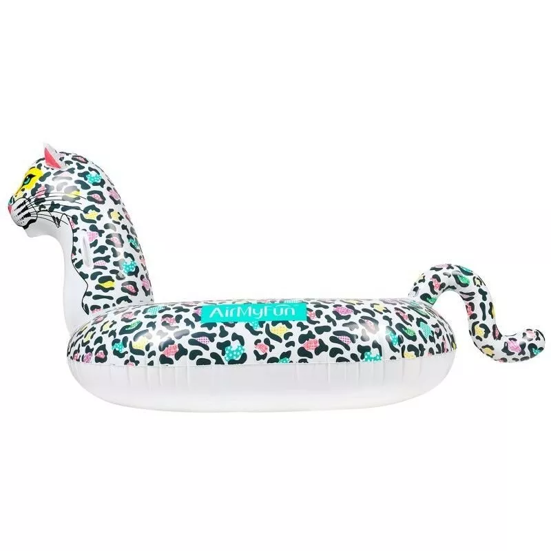 Flotador montable XXL para piscina y playa-Leopardo- 150x150x105cm - Negro barato