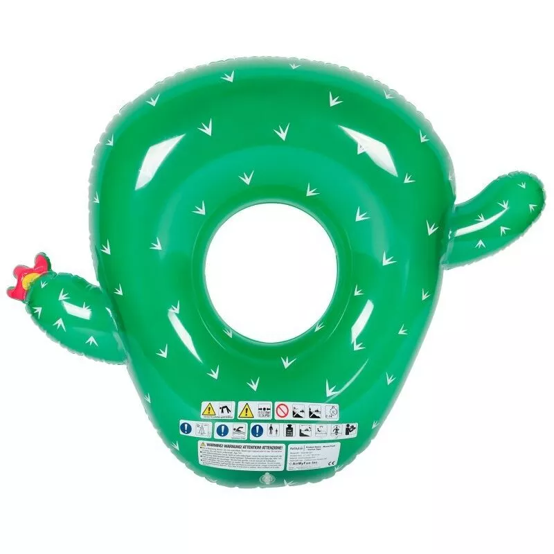 Flotador redondo XXL para piscina y playa - Cactus ø130cm - Verde barato
