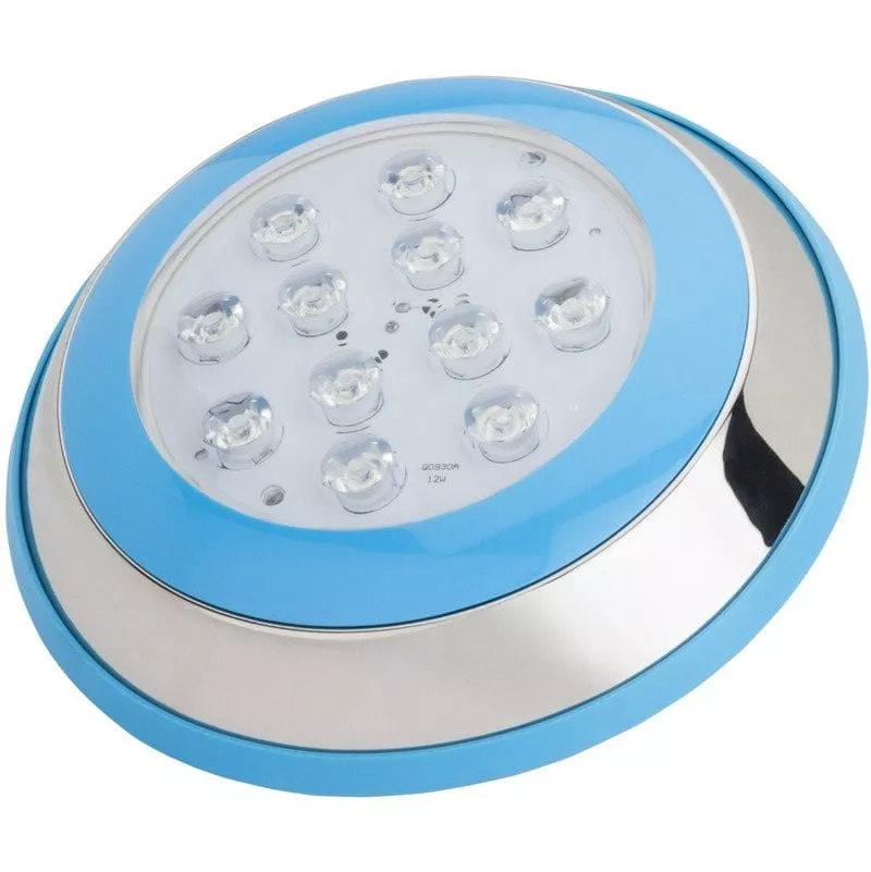 Foco de Piscina LED 12W 1080Lm 4200ºK Montaje Superficie Ø230Mm Blanco Natural 30.000H [KD-FPS-44-12W-W] | Blanco Natural (KD-FPS-44-12W-W) barato