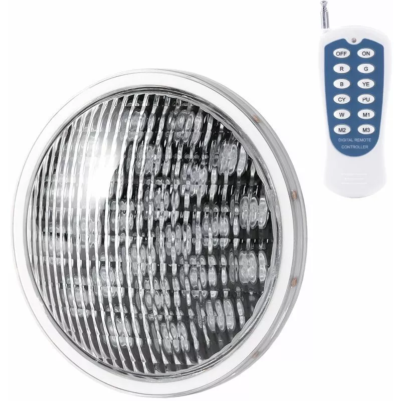 Foco de Piscina LED 25W Par 56 RGB Mando 30.000H [KD-PAR56-25W-RGB] | RGB (KD-PAR56-25W-RGB) barato