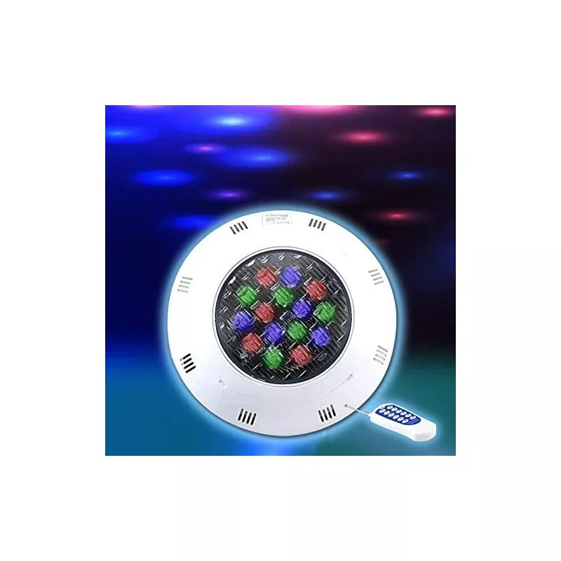 Foco sumergible led multicolor para piscina