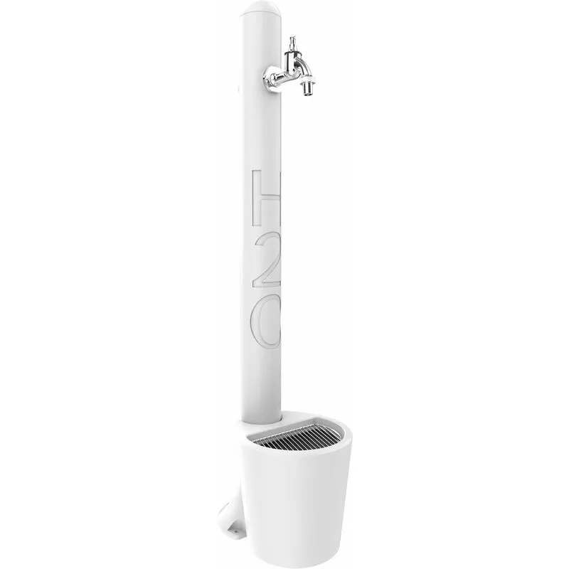 Fuente blanca para jardín cm 99x20x18 ARKEMA DESIGN - prodotto made in Italy CV-GH115-20/9003 barato