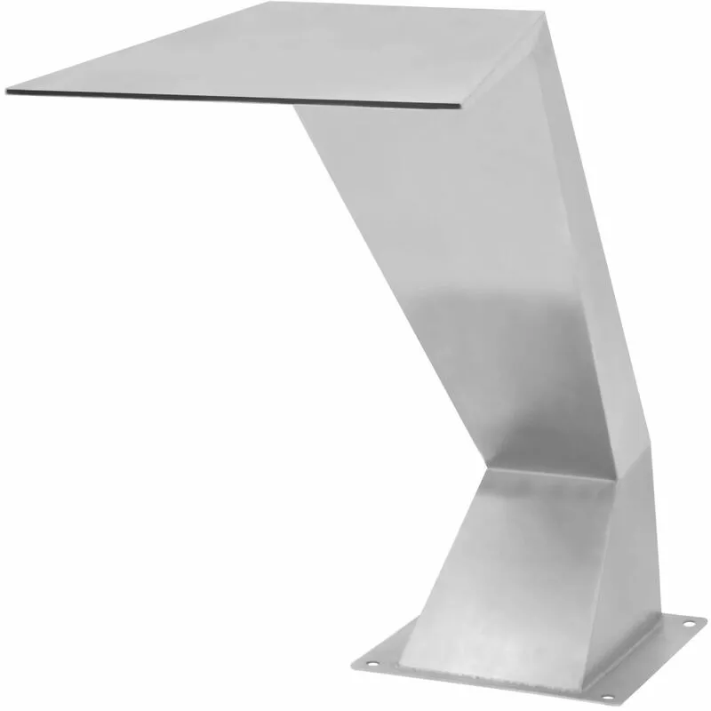 Fuente de piscina de acero inoxidable plateada 64x30x52 cm barato