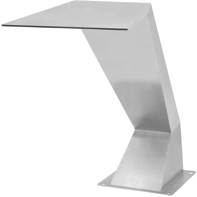 Fuente de piscina de acero inoxidable plateada 64x30x52 cm barato