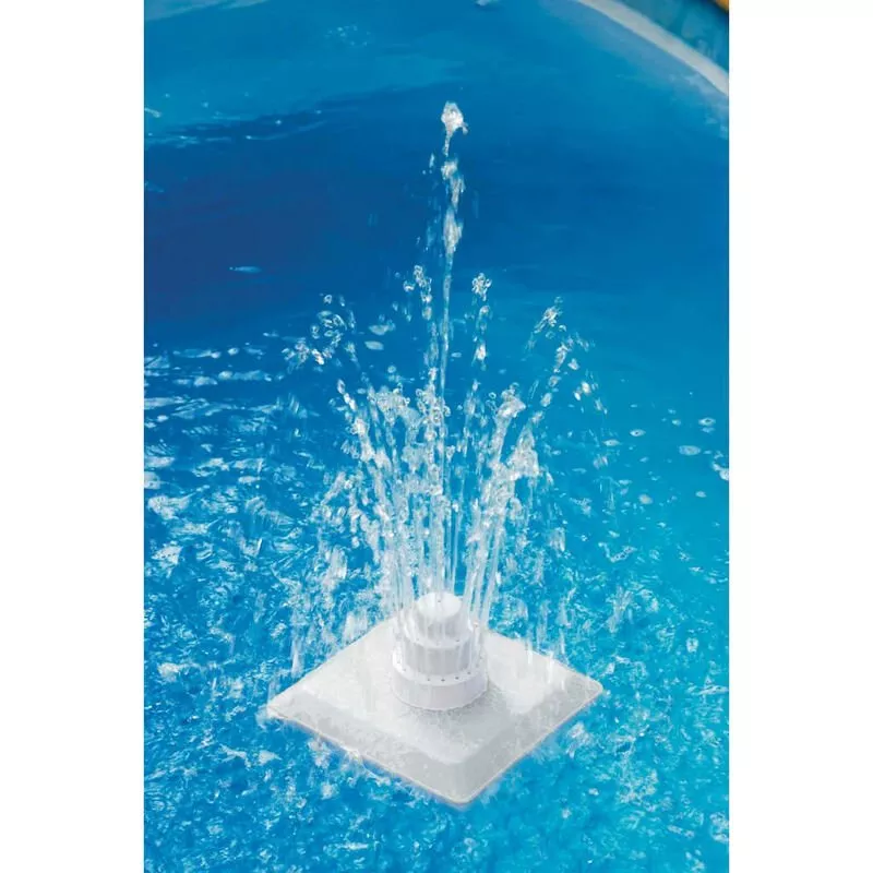Fuente griega de piscina 13 piezas blanca - Blanco barato