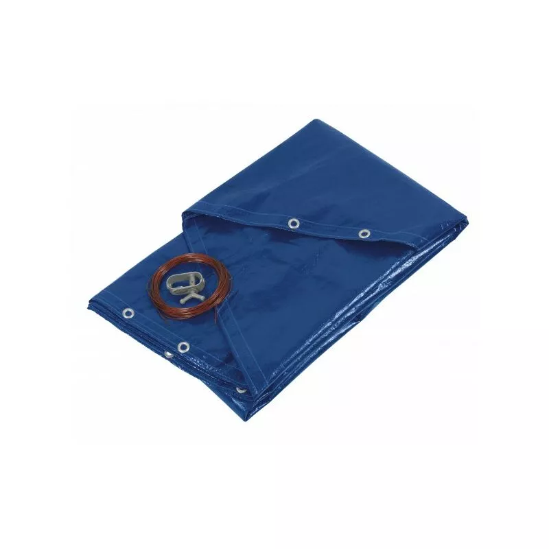 Funda protectora para piscinas redondas 520cm azul - prbp140r52 Ribitech barato