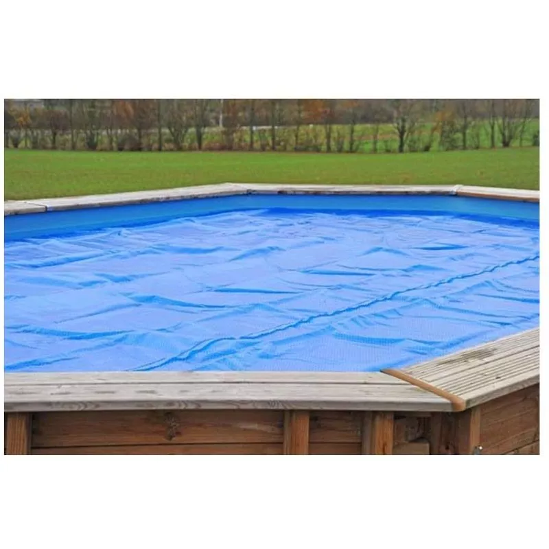 GRE 786634 - Cubierta isotermica para piscina madera ovalada Vermela 618 x 418 cm 400 micrones barato