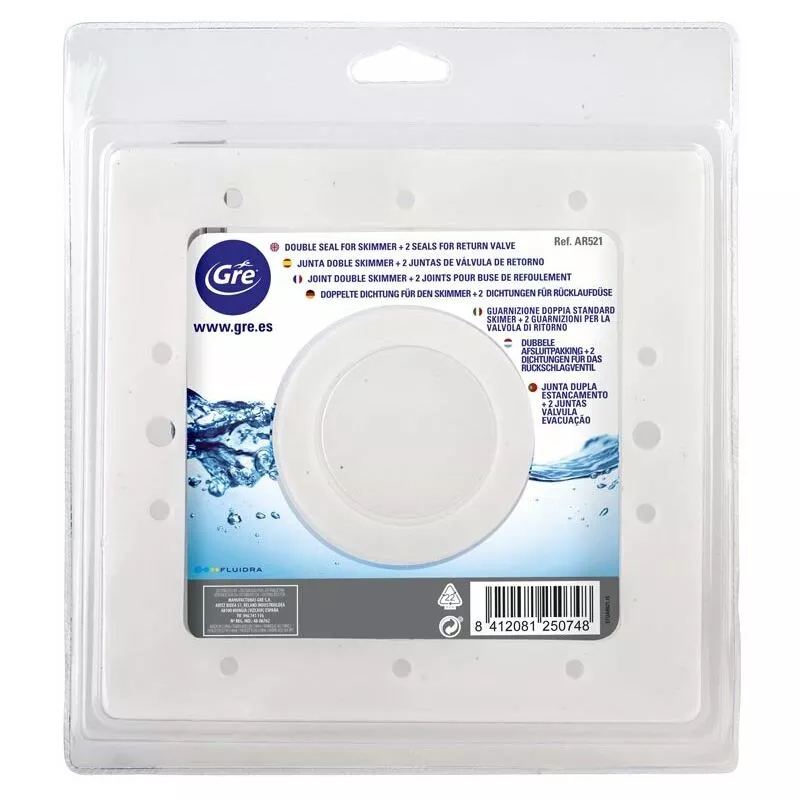GRÉ - Accesorios para skimmer Junta doble para skimmer + 2 juntas de válvula de retorno Gre AR521 barato
