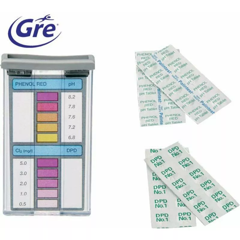 GRÉ - Analizadores Kit de análisis Cloro + pH – Pastillas DPD1 Gre 40062 barato