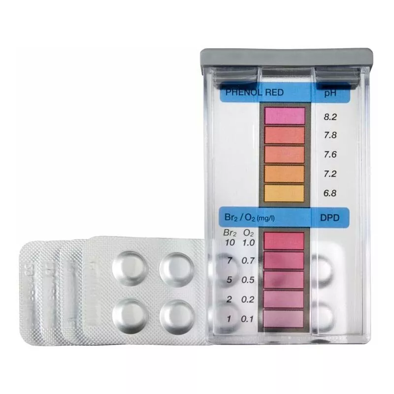 GRÉ - Analizadores Kit de análisis Oxígeno/Bromo + pH – Pastillas DPD4 Gre 40066 barato