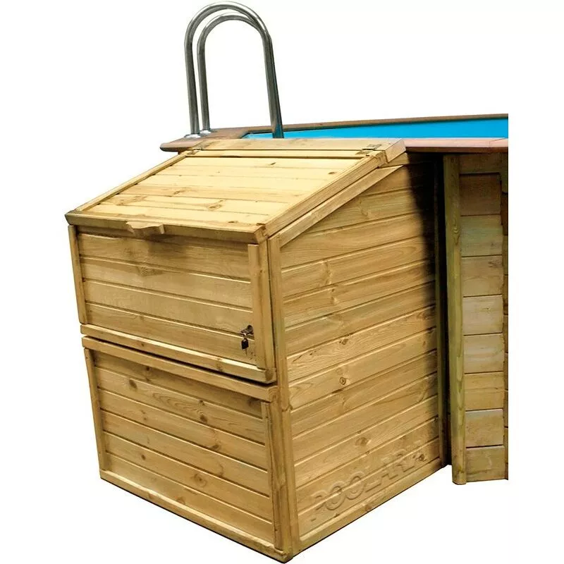 GRÉ - Caseta local técnico de madera para filtración 131 cm Gre barato