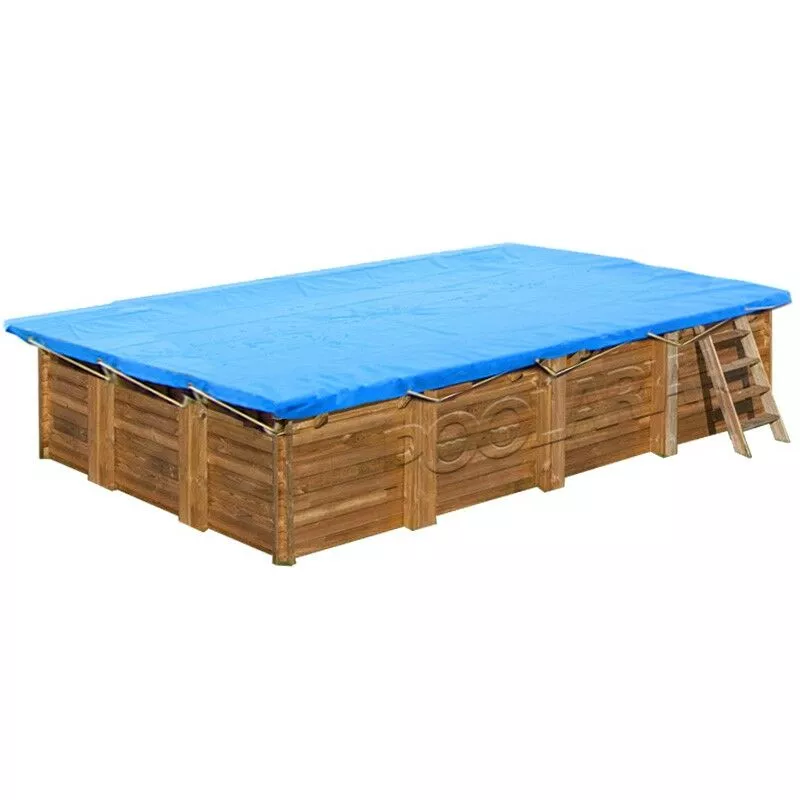 GRÉ - Cubierta de invierno para piscina de madera 1040 x 440 cm Gre barato