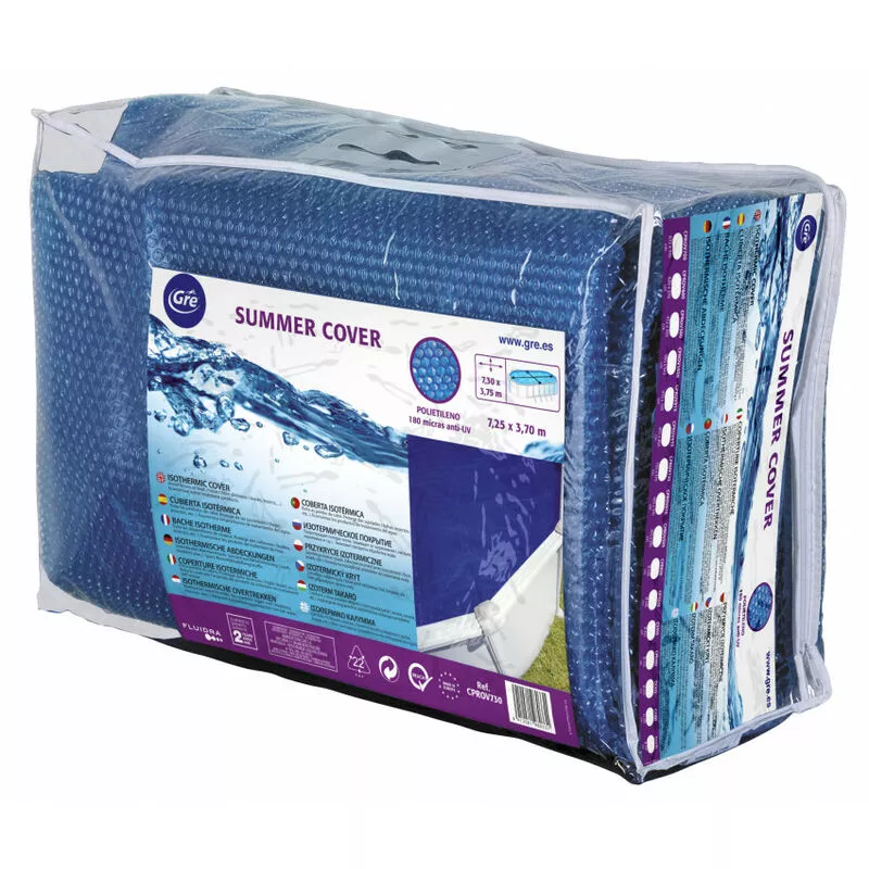 GRÉ - Cubierta isotérmica para piscinas desmontables gre 485x335 cm barato