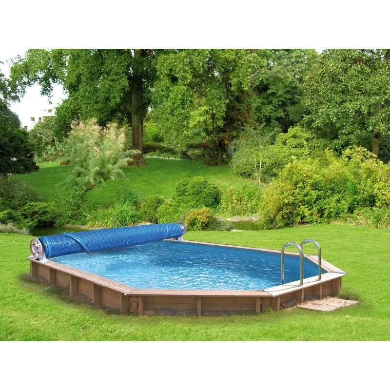 GRÉ - Cubiertas de Verano para Piscinas de Madera Sunbay Rectangular Mint 960x366 cm 786641 barato