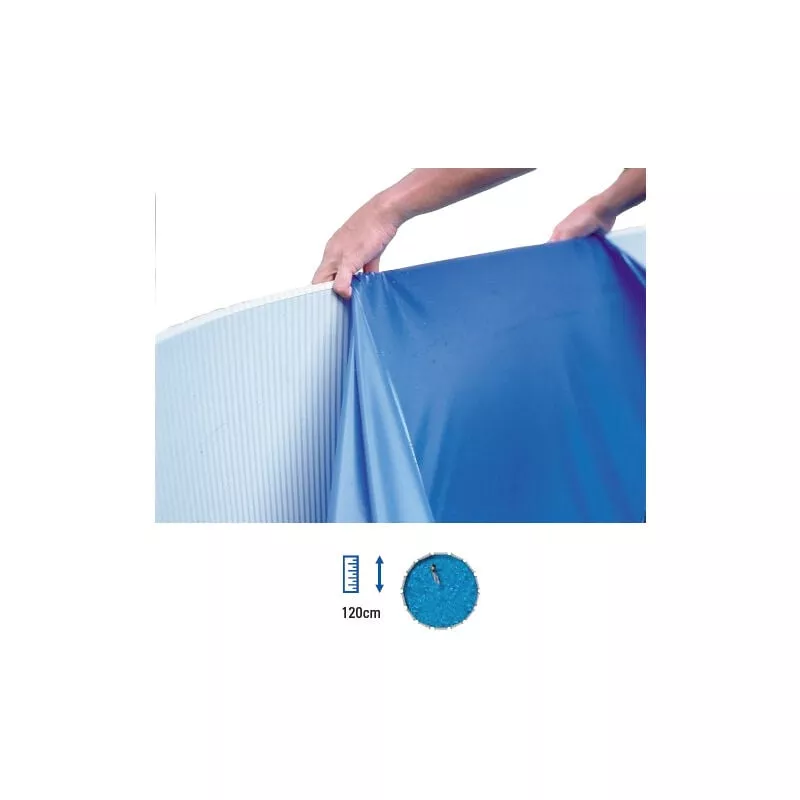 GRÉ - Liner piscina Gre acero redonda 240x120cm barato